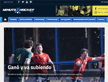 Tablet Screenshot of minutohockey.com